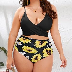 2 piece sunflower bikini (NEVER WORN-BRAND NEW)